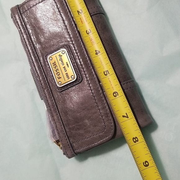 Brand New Fossil Full Size Wallet/Clutch(Grey) - Picture 4 of 11